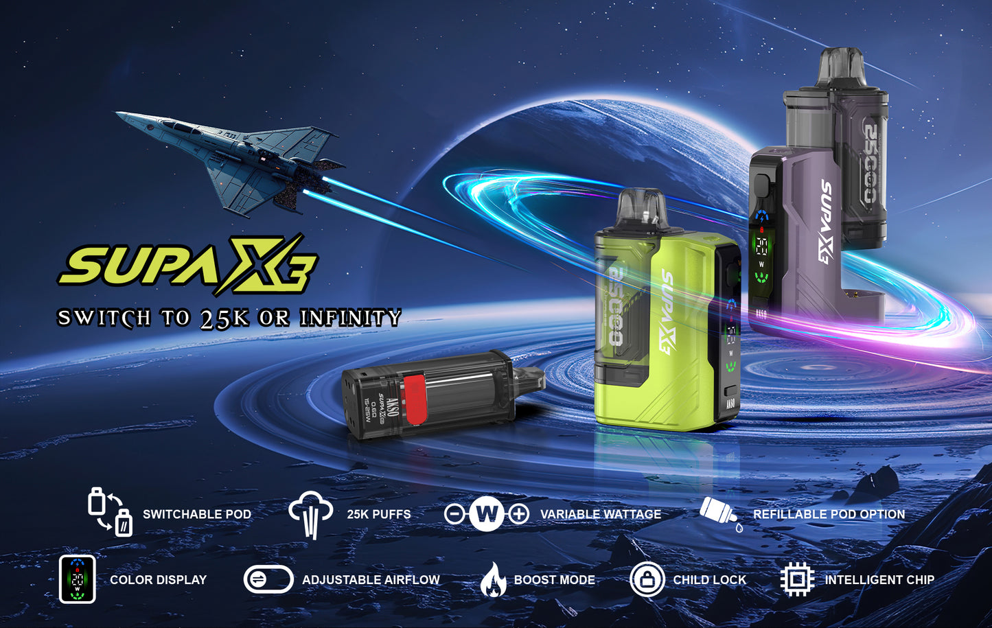 Akso Supa X3 25000 Puffs