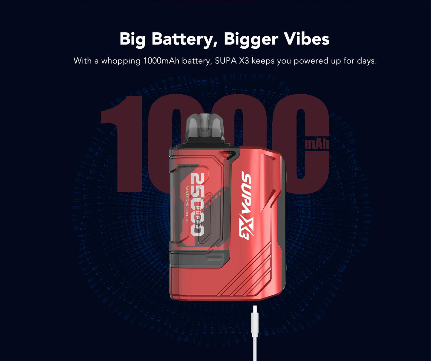 Akso Supa X3 25000 Puffs