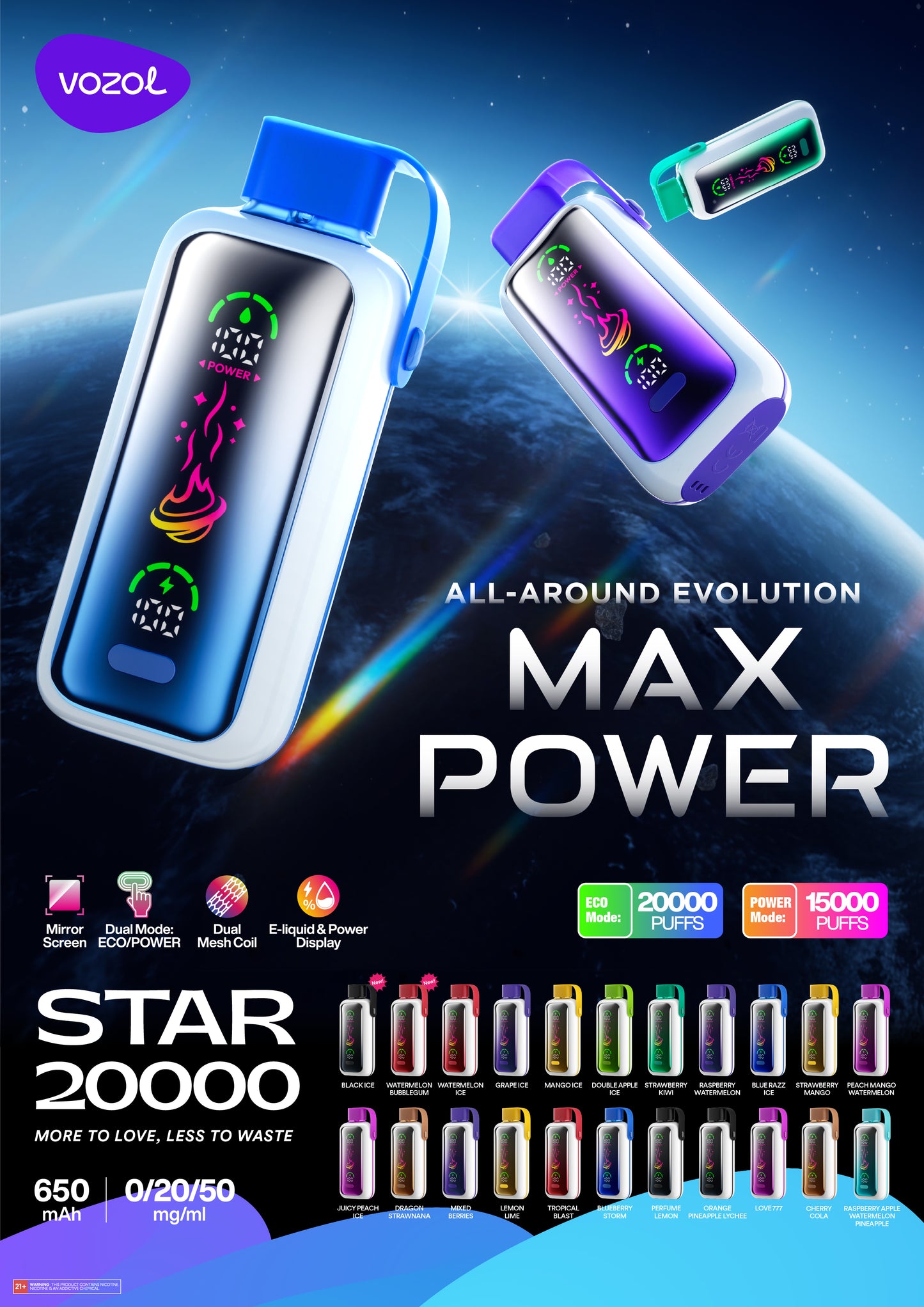 Vozol STAR 20000 Puffs