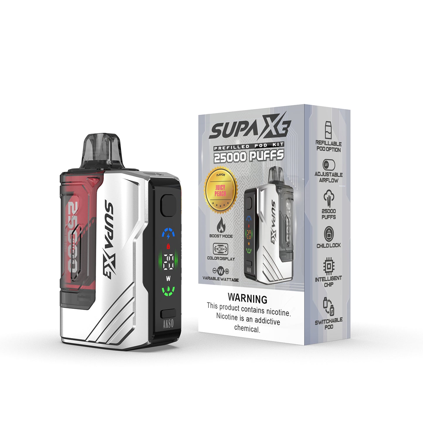 Akso Supa X3 25000 Puffs