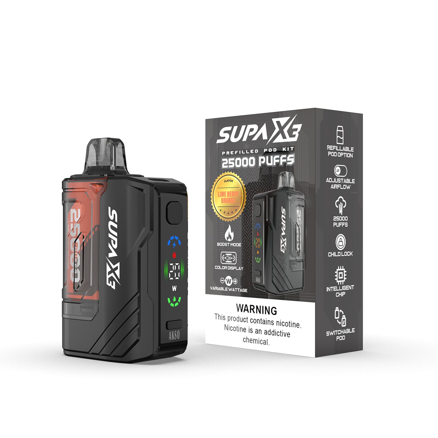 Akso Supa X3 25000 Puffs