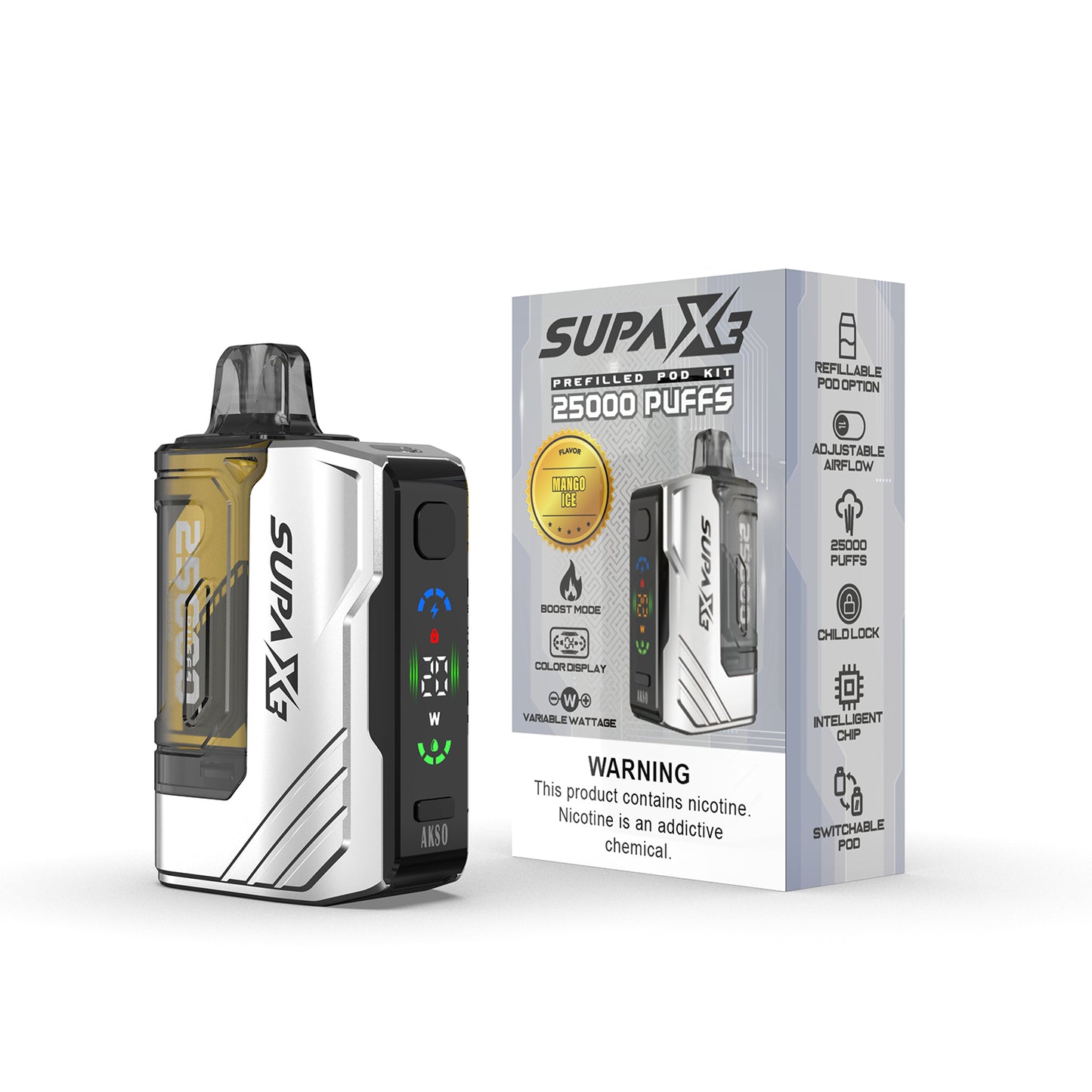 Akso Supa X3 25000 Puffs