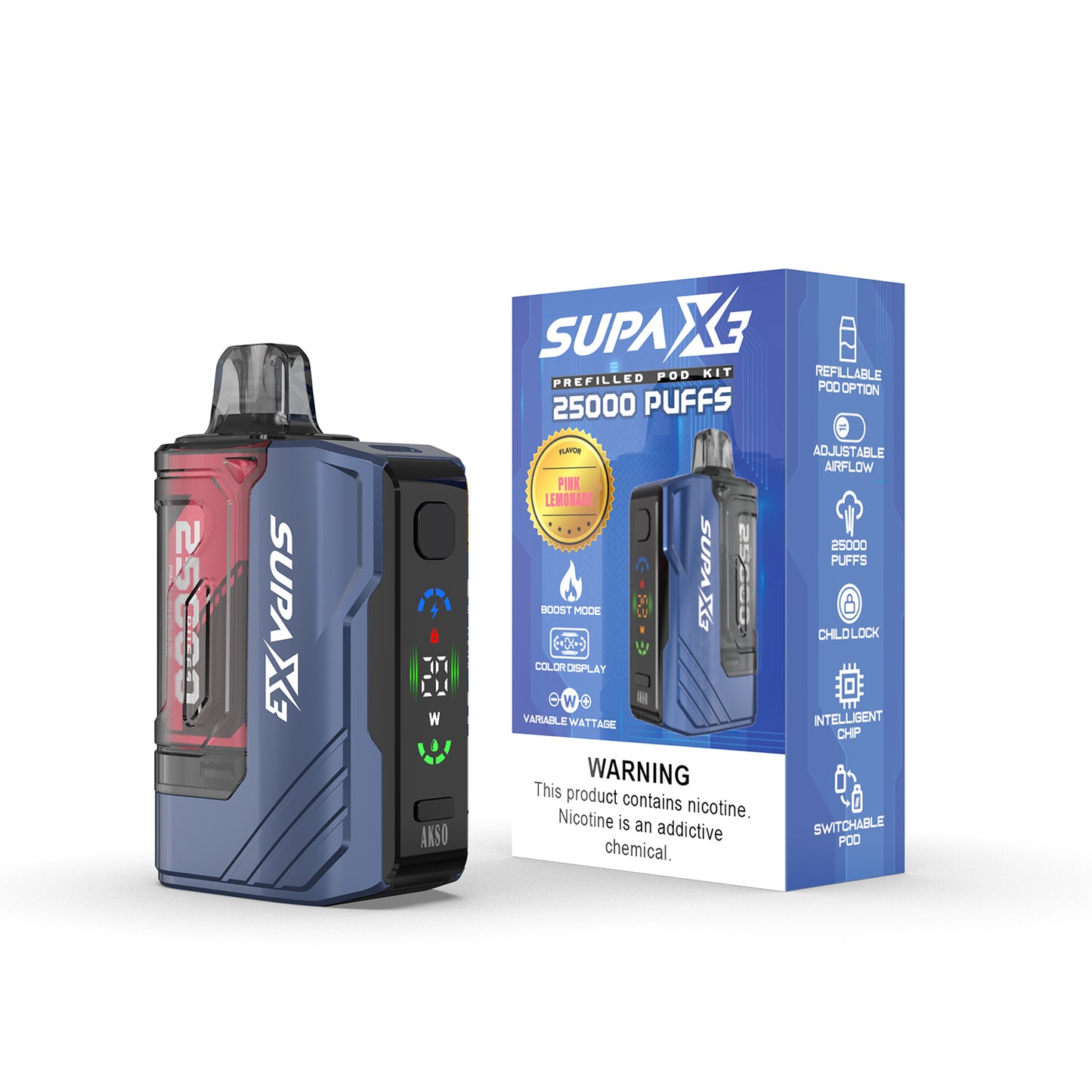 Akso Supa X3 25000 Puffs
