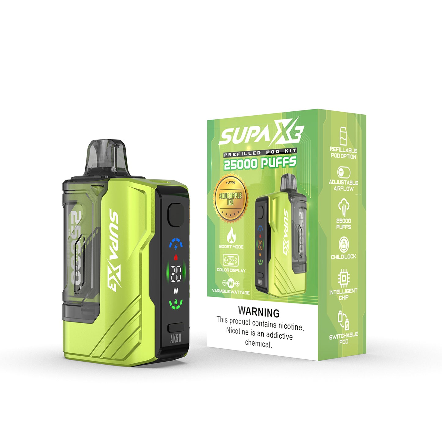 Akso Supa X3 25000 Puffs
