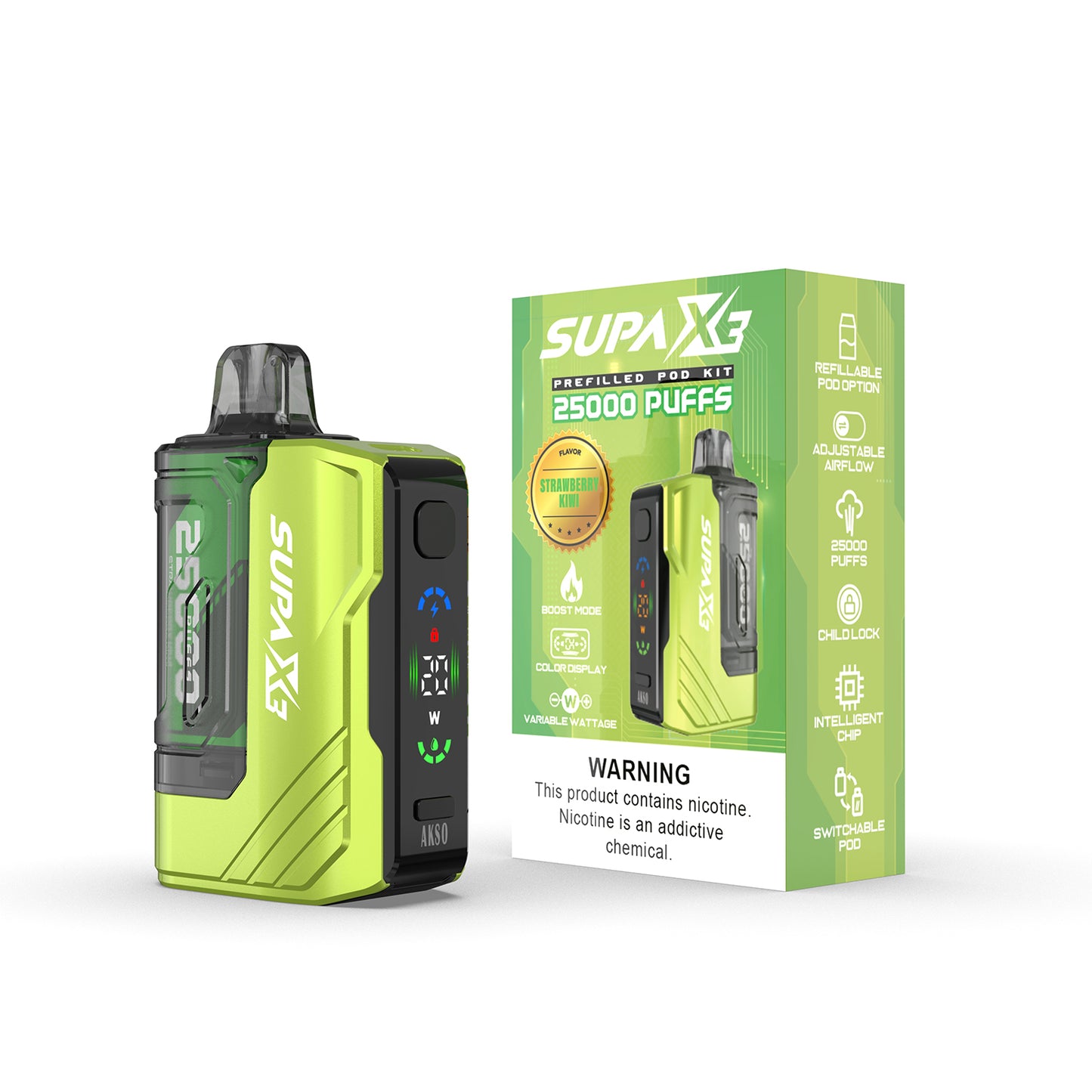 Akso Supa X3 25000 Puffs
