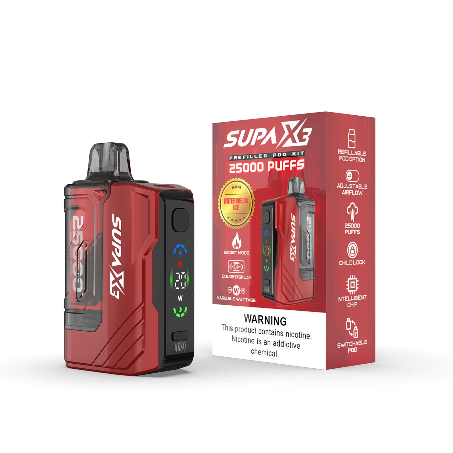 Akso Supa X3 25000 Puffs